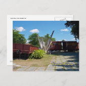 サンタクララ - キューバ。列車が脱線した 5 ポストカード (正面/裏面)