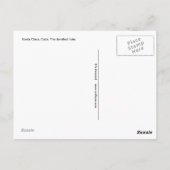 サンタクララ、キューバ。 脱線させた列車3 ポストカード (裏面)