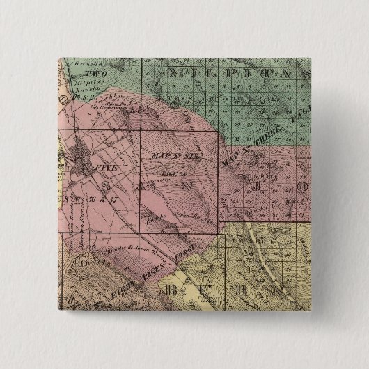 サンタクララ 缶バッジ (正面)