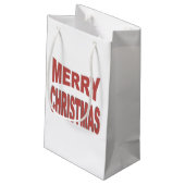 サンタクランスグロス抱き枕 スモールペーパーバッグ (裏面アングル)