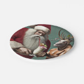 サンタクランパスクリスマスプレート ペーパープレート (アングル)