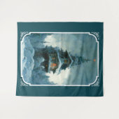 サンタクランプホームスイートホーム | クリスマスツリー タペストリー (正面(横))