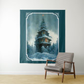 サンタクランプホームスイートホーム | クリスマスツリー タペストリー (インサイチュ)