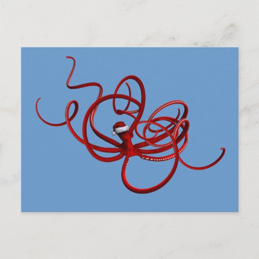 サンタクラーケン シーズンポストカード (正面)