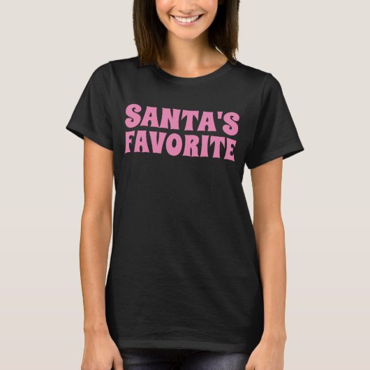 サンタクリスティマお気に入りのスTシャツ Tシャツ (正面)
