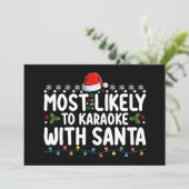 サンタクリスマスにカラオケが最も多い 招待状 (スタンド正面)