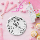 サンタクリスマスのおごり ペーパープレート (パーティー)