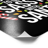 サンタクリスマスのクリスマスに酔いしれる フォトプリント            (角)