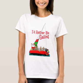 サンタクリスマスの船員の航行 Tシャツ