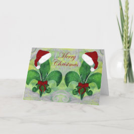 サンタクリスマスの（紋章の）フラ・ダ・リカードは私の芸術から。 カード