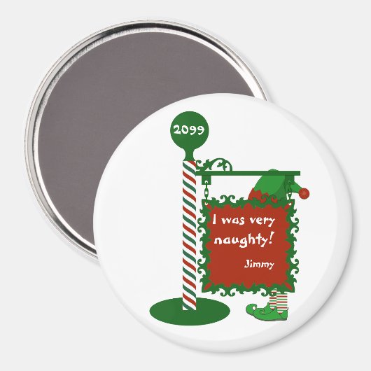 サンタクリスマスは「私は非常に弱かった」「良かった」 マグネット (正面/裏面)