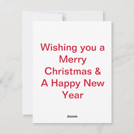 サンタクリスマスより愛しおもしろいて シーズンカード (裏面)