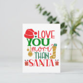 サンタクリスマスより愛しおもしろいて シーズンカード (スタンド正面)