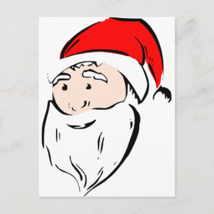 サンタクリスマスウィンター12月の平和の愛の運命 シーズンポストカード
