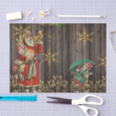 サンタクリスマスウッドエフェクトの切り離し 薄葉紙 (クラフト)