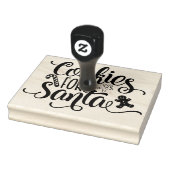 サンタクリスマスウッドスタンプ用クッキー ラバースタンプ (スタンプ)
