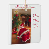 サンタクリスマスオーナメント セラミックオーナメント (右)