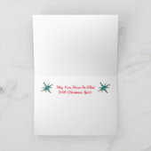 サンタクリスマスカードの訪問 シーズンカード (内部)