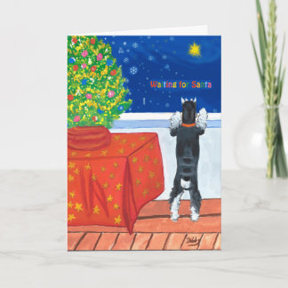 サンタクリスマスカードを待っている シーズンカード