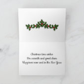 サンタクリスマスカード シーズンカード (内部)