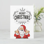 サンタクリスマスカード シーズンカード (スタンド正面)