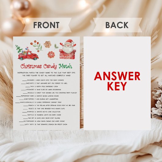 サンタクリスマスキャンディマッチゲーム シーズンカード