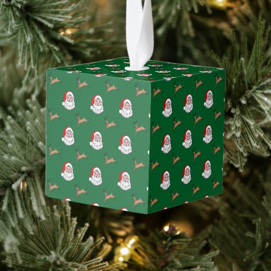 サンタクリスマスキューブオーナメント キューブオーナメント (ツリー)