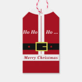 サンタクリスマスギフトタグ ギフトタグ (正面)