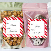 サンタクリスマスギフトパーソナライズされたサンタクロースから スクエアシール