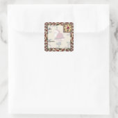 サンタクリスマスギフトラベルシール スクエアシール (バッグ)