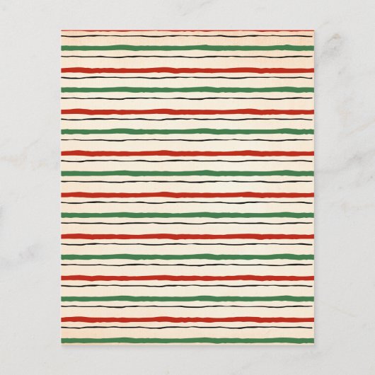 サンタクリスマスクッキー交換投票カード チラシ (裏面)