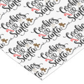 サンタクリスマスクッキー ショートテーブルランナー (コーナー)