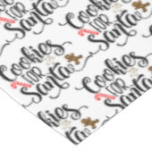 サンタクリスマスクッキー テーブルクロス (アングル)