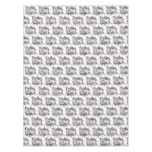 サンタクリスマスクッキー テーブルクロス (正面)