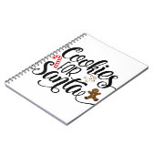 サンタクリスマスクッキー ノートブック (左側)