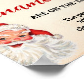 サンタクリスマスゲームのオーナメント数を推測する ポスター (角)