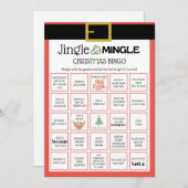 サンタクリスマスゲーム – 編集不可 –  招待状 (正面/裏面)