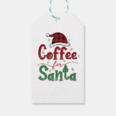 サンタクリスマスコーヒー ギフトタグ (裏面)