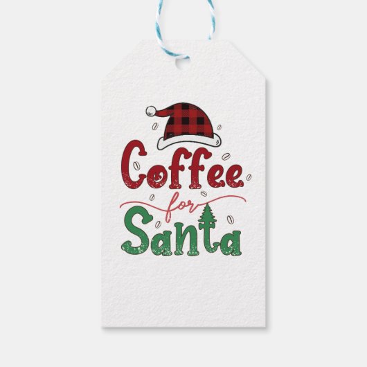 サンタクリスマスコーヒー ギフトタグ (裏面)