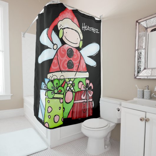 サンタクリスマスシャワーカーテン シャワーカーテン (インサイチュ)
