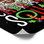 サンタクリスマススクワッドブラックメンズアフリカンアメリカンP ポスター (角)