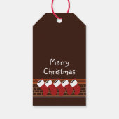 サンタクリスマスストッキングギフトラベル ギフトタグ (裏面)
