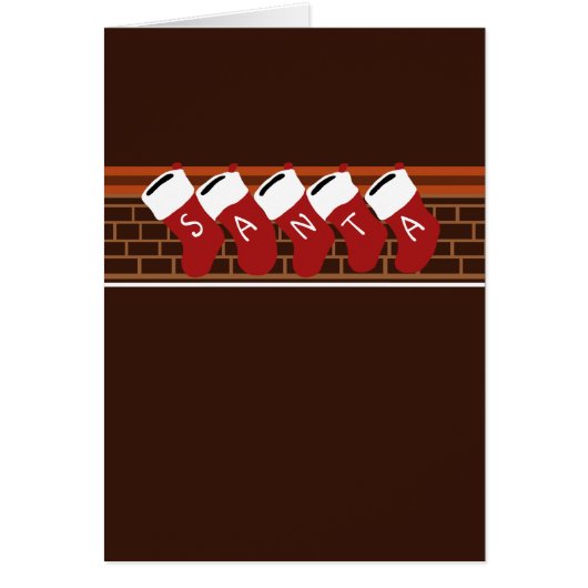 サンタクリスマスストッキング (正面)