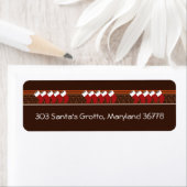 サンタクリスマスストッキング ラベル (インサイチュ)