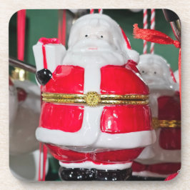 サンタクリスマスツリーの装飾コースター コースター