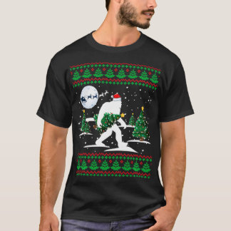 サンタクリスマスツリー醜いクリスマスセーター Tシャツ
