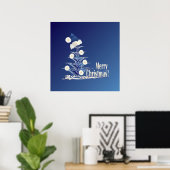 サンタクリスマスツリー ポスター (ホームオフィス)