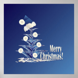 サンタクリスマスツリー ポスター