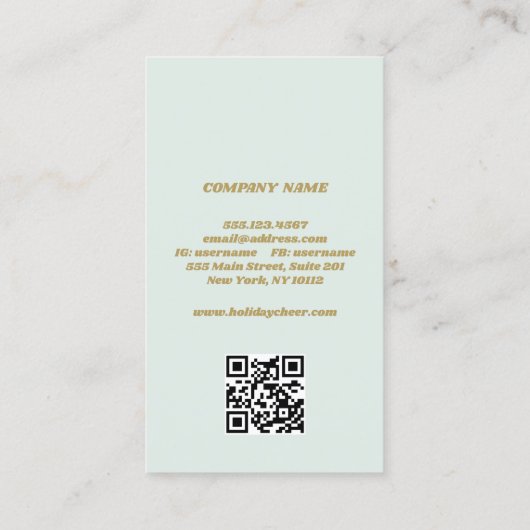 サンタクリスマスディスカウントクーポンプロモーション 割引カード (裏面)