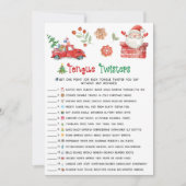 サンタクリスマストングツイスターゲーム シーズンカード (正面)